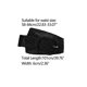 thumbnail image 3 of Cinturones de cintura ancha trenzados para mujeres INSPIRE CHIC con hebilla gruesa 22.83-33.07" negro, 3 of 4