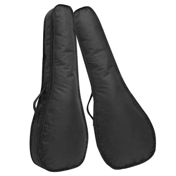 MUSEYA Guitar Case for Kids 66X24.5cm in Black Oxford Cloth with Storage Function 2Set