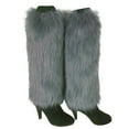 thumbnail image 7 of SANWOOD Leg Warmers Winter Fashion Solid Color Women Boot Covers Warm Furry Faux Fur Leg Warmers, 7 of 7