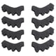 thumbnail image 4 of 8PCS Separador de dedos de los pies Diseño ergonómico de silicona Corrector de dedos superpuestos fácil de limpiar para mujeres y hombres Negro, 4 of 12