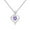 D, variant on Zmeidao Mother's Love Micro Inlaid Pendant Heart Shaped Two-tone Necklace Fashion Jewelr