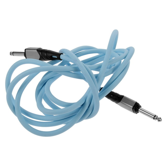 OULII Skyblue PVC Guitar Cable with Noise Reduction for Instruments Suitable for Live Performances and Studio Recording