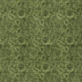 thumbnail image 5 of 9' X 12' Olive Green And Fern Green Floral Washable Indoor Outdoor Area Rug, 5 of 5