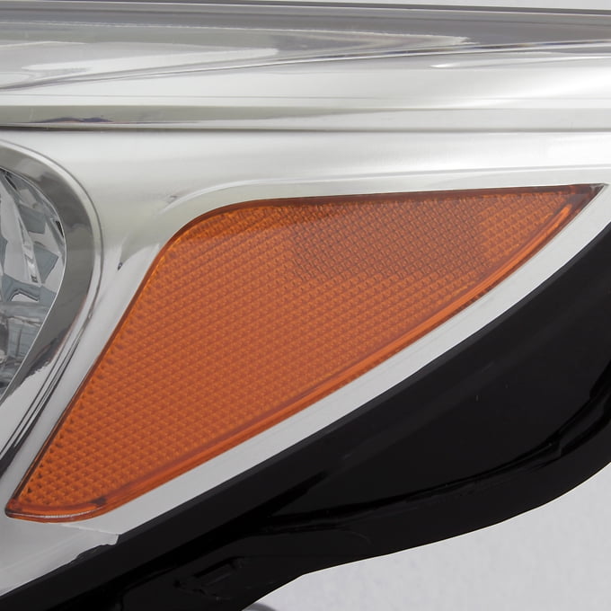 AKKON - For 13-15 Chevy Malibu LT/LTZ/Eco Models Chrome Headlight Front Lamp Driver Left Side Driect Replacement