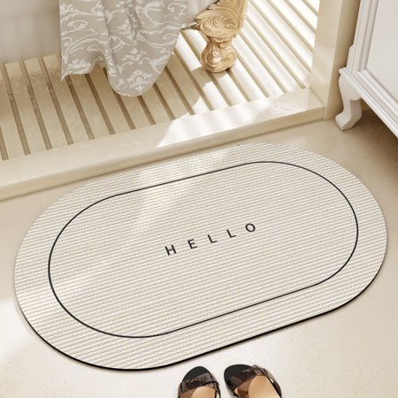 Diatom Mud Floor Mat Absorbent Diatomite Bath Mat Non-slip Bathroom Floor Mats for Home Kitchen Bedroom Bathroom A7