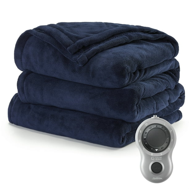 Sunbeam Heated Electric Blanket, Bedding, Full, Microplush, Poseidon