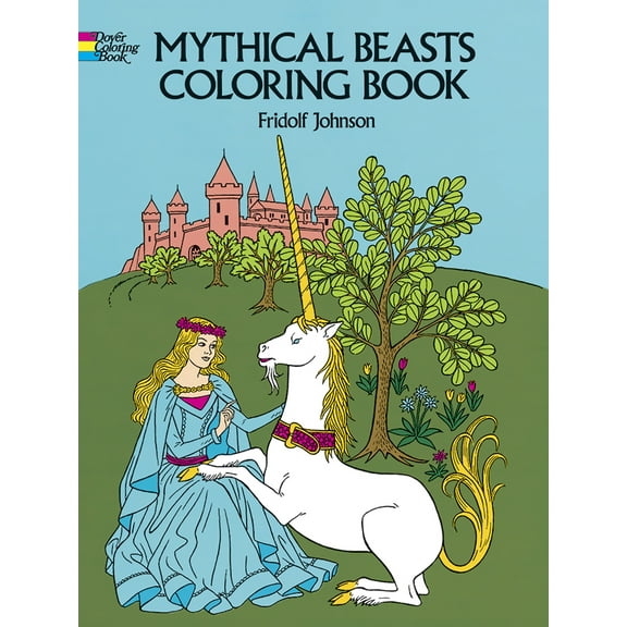Pre-Owned Mythical Beasts Coloring Book (Paperback) 0486233537 9780486233536