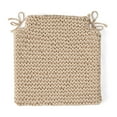 thumbnail image 6 of GDF Studio Frank Modern Knitted Cotton Seat Cushion, Beige, Set of 2, 6 of 7