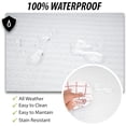 thumbnail image 3 of Zone Tech All Weather Full Rubber Clear Car Interior Floor Mats - 4-Piece Set Clear Heavy Duty Car Interior Floor Mats, 3 of 7