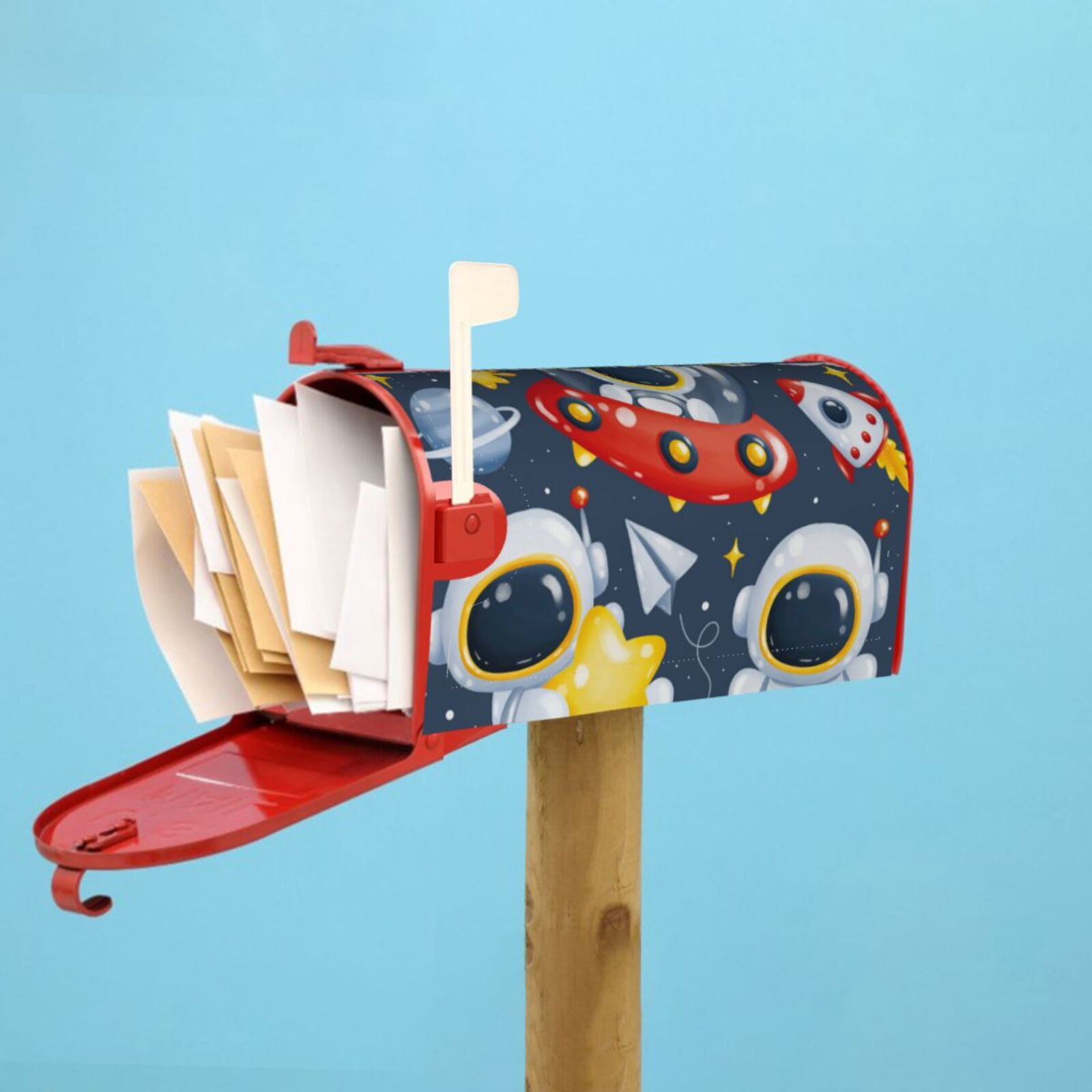 Kdxio Magnetic Mailbox Cover 21x18 in Mailbox Cover Outdoor Decoration Holiday Mailbox Covers for Home Garden Yard-21x18 in