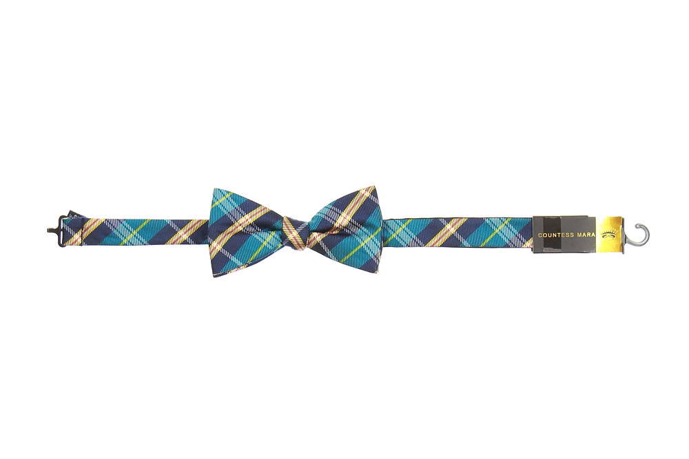 Navy Blue Countess Mara Mens Americana Stars Pre-Tied Bow Tie