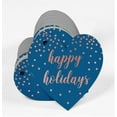 thumbnail image 3 of Inkdotpot Pack Of 50 Happy Holiday Favor Paper Tags Craft Real Rose Gold Foil Hang Tags, 3 of 8