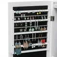 thumbnail image 6 of Ktaxon Wall Mounted Jewelry Cabinet, 8 Blue LEDs Armoire Organizer Cabinet with 6 Drawers, 6 of 12