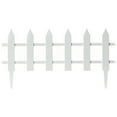 thumbnail image 3 of Vinyl Wrought Iron- Look Garden Ornamental Edging, Lawn Picket Fence Landscape Panel Border, Flower Bed Barrier, 3 of 10