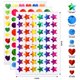 thumbnail image 2 of Dorbetar 1710 piezas de stickers brillantes de estrellas y corazones para niños, 2 of 8