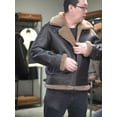 thumbnail image 2 of Man New Winter Fashion Coat Genuine Sheepskin Shearling Leather Jacket for Male Thick Warm Wool Liner Brown Plus Size for Weight 100kgs 110kgs,Brown,48, 2 of 7