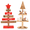 Multicolor, variant on Wooden Christmas Tree Tabletop Ornaments for Christmas Decorations Table Decor Sanding Christmas Tree Wood Sign for Home Office Farmhouse Centerpieces Original 18/13inch