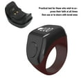 thumbnail image 3 of Smart Finger Step Counter, Magnetic Charging Smart Finger Counter  for Muslim for Prayer Black,White,Brown,,Green, 3 of 7