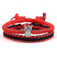 thumbnail image 1 of Handmade Tibetan Buddhist Lucky Rope Bracelets Bangles Black & Red Thread Adjustable Knots Bracelet For Women Men Wrist Jewelry, 1 of 5