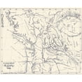 thumbnail image 3 of Unknown 17x15 Black Modern Framed Museum Art Print Titled - Oregon Territory - 1846, 3 of 5