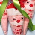 thumbnail image 5 of Maud Borup Santa Cotton Candy Cone, 0.75 oz Cherry,  Seasonal Holiday Treat &  Gift, 5 of 6