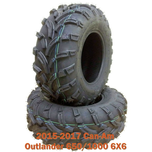 26x8-12 ATV Front Tires Set for 15-17 Can-Am Outlander 650/1000 6X6