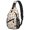 Thanksgiving Turkey Pie Leaf Sticker Pattern, variant on Thanksgiving Turkey Pumpkin Apple Cartoon Sling Backpack, Unisex Cycling Crossbody Bag with Side Mesh Pockets, Earphone Hole Port Gift Ideas for Travel Shopping Commuting