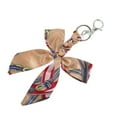 thumbnail image 5 of Unique Bargains 1 Pc Fashion Bow Scarf Handbag Charm Bag Accessories Champagne, 5 of 5