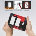 thumbnail image 4 of Red Moon Wild Switch Cover Decorative Wall Plate 3-Gang 2-Decor 1-Toggle Standard Size, 4 of 5