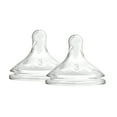 thumbnail image 2 of Dr. Brown's Natural Flow Level 3, Wide-Neck Baby Bottle Nipple, Medium-Fast Flow, 6m+, 100% Silicone, 2 Pack, 2 of 8