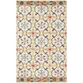 thumbnail image 2 of SAFAVIEH Suzani Ethelinda Geometric Swirls Wool Area Rug, Ivory/Multi, 8' x 10', 2 of 7