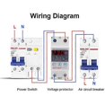 thumbnail image 3 of Intelligent voltage and current limiter, adjustable automatic intelligent overvoltage and undervoltage display (40A 110V)., 3 of 5