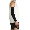 thumbnail image 4 of AMZAM Lymphedema Compression Arm Sleeve for Women Men, Opaque, 15-20mmhg Compression Full Arm Support with Silicone Band, Relieve Swelling, Edema, Post Surgery Recovery, Single Black L, 4 of 7