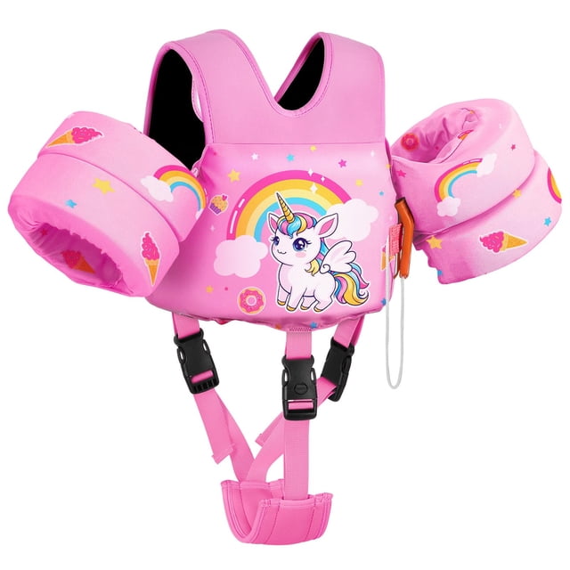 Chaleco Flotador MoKo para Niños 7-14 kg Unicornio Rosa