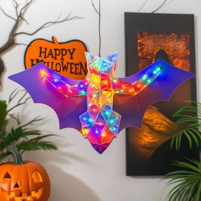 1 pieza de luz USB de Halloween, adorno decorativo para fiesta de ambiente espeluznante y divertido, 40,6 x 20,6 x 6,5 cm Yulucky