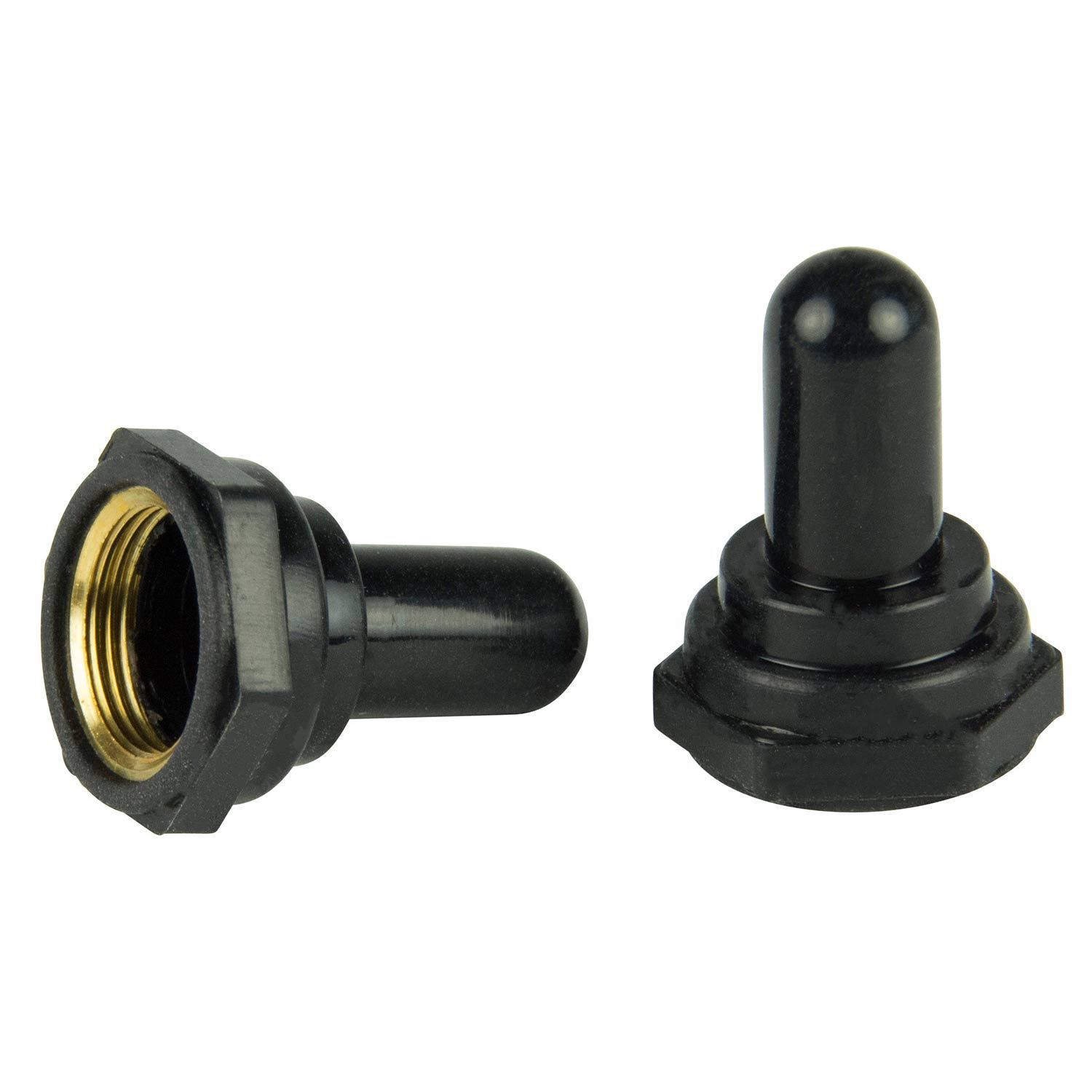 Toggle Switch Boots Black 5 Pack Marine/Boat