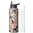 thumbnail image 4 of Dog Pattern Insulated Water Bottle - 18/8 Stainless Steel with Paw Print Design, 360° Leakproof Seal & Copper Layer for 40hr Temperature Retention, 4 of 6