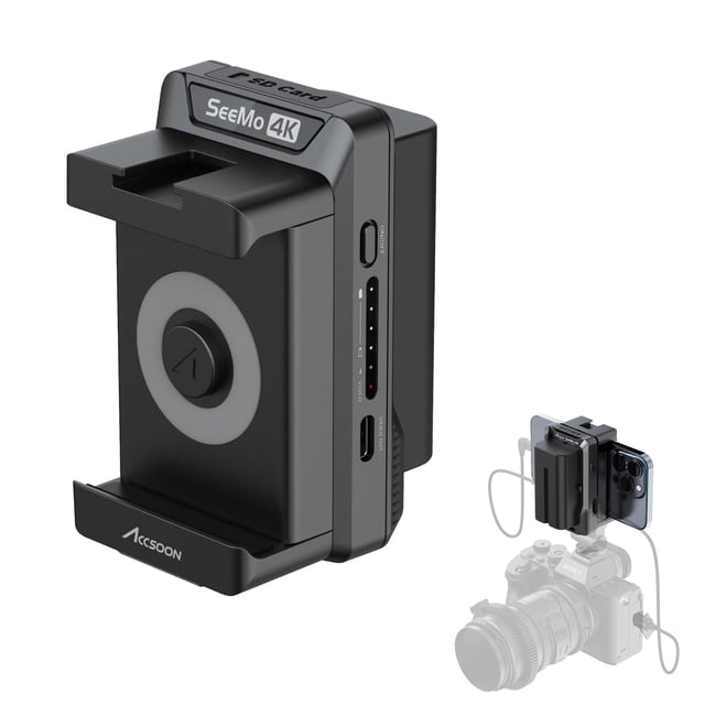Transmisor de transmisión de video Accsoon SeeMo 4K para iPhone