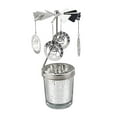 thumbnail image 3 of Spinning Tea Light Candle Holder Rotating Candlestick for Festive Wedding Older, 3 of 9