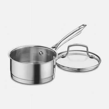 Cuisinart Professional Series Stainless Sauce Pan with Cover - 1 Quart Pot, 1.0 Count