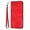Red, variant on Case for Motorola Edge 2024 Case Wallet Black with Strap Lanyard, Motorola Moto Edge 2024 Phone Case Leather with Card Holder Shockproof Flip Cover Heavy Duty (Green)