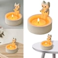 thumbnail image 1 of Candelabro Resina Con Gatito Dibujos Animados Regalo para Amantes Los Gatos (oreja Blanca), 1 of 9