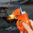 thumbnail image 2 of TIELUTT Windproof Torch Unique Prawn Design Ornament Adjustable Flame Ceramic Bakeware Set with Lids Bakeware Organizers and Storage Silicone Baking Sheets for Oven Baking Pans for Oven Silicone Bakin, 2 of 6