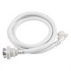 thumbnail image 1 of Washing machine water inlet hose, washing machine tube connector, white color, long length 2 m, 1 of 4