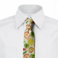 thumbnail image 2 of Fruit Necktie, Watermelon Kiwi Avocado, Dress Tie, 3.7", Multicolor, by Ambesonne, 2 of 3