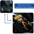 thumbnail image 5 of Dog 12.5x8.2 Inch Soft Comfortable Furry Printed Armrest Accessory Car Armrest Pad Mat, 5 of 6