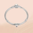 thumbnail image 4 of 925 Sterling Silver Charm for Bracelets Little Baby Girl Bead Charms Women Bracelet Charm, 4 of 6