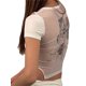 thumbnail image 2 of SAYOO Tops de malla de manga corta para mujer con decoración hueca, ropa de verano de ombligo flaco de color sólido SAYOO Moda, 2 of 9