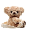 thumbnail image 1 of Bolso de una tira con diseño de oso y muñeca de dibujos animados, versión coreana, bolso de felpa con forma de corazón para niña, bolso para mujer, muñeca de máquina, bolso, 1 of 4