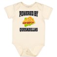thumbnail image 3 of Inktastic Powered by Quesadillas Boys or Girls Baby Bodysuit, 3 of 5